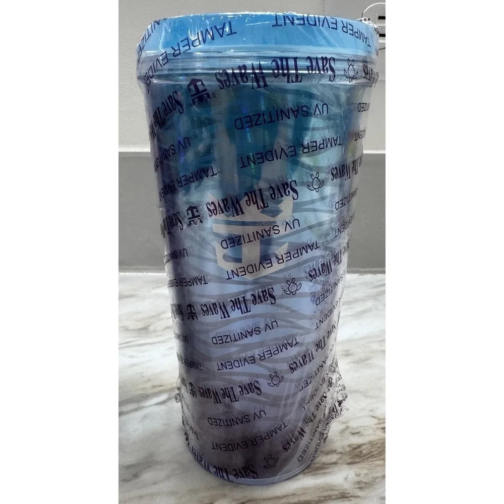 2‎ NEW Royal Caribbean Tumbler Cups Coca Cola Souvenir 2024 Pink Purple Blue